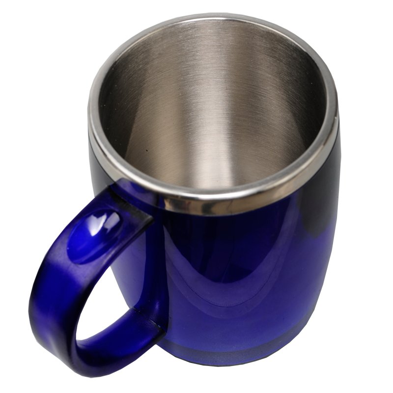 R08368.04 - 400ml Barrel thermal mug, blue 