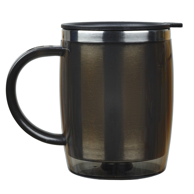 R08368.41 - 400ml Barrel thermal mug, graphite 