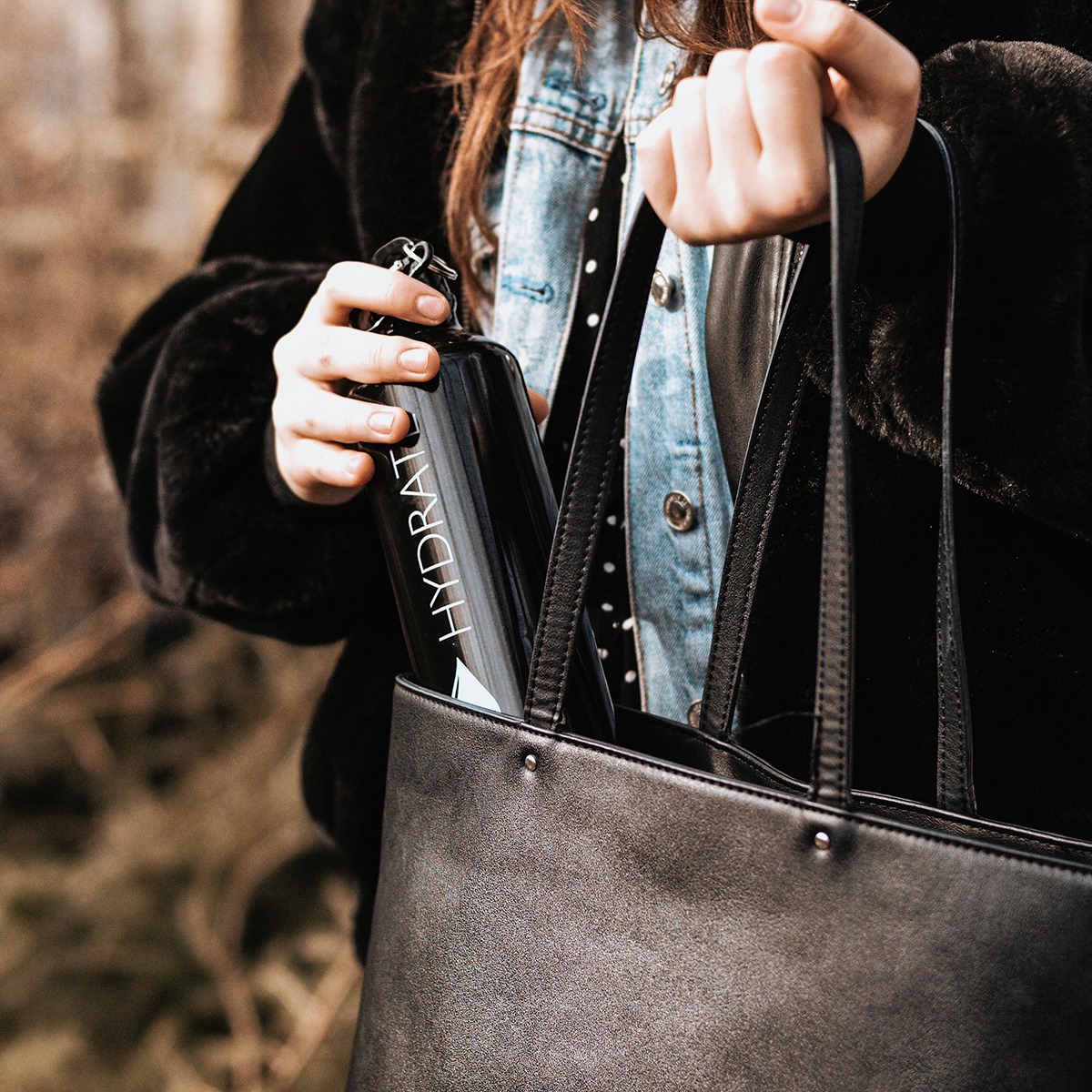 R08417.02.A - 800 ml Easy Tripper water bottle, black 