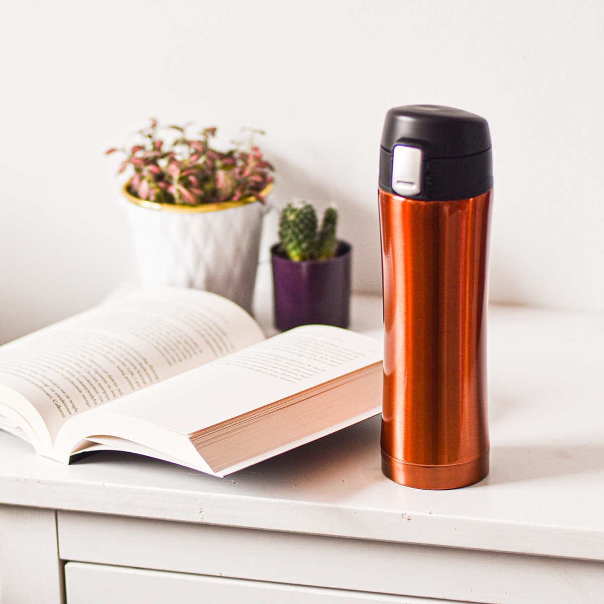 R08424.15 - 400 ml Secure thermal mug, orange 