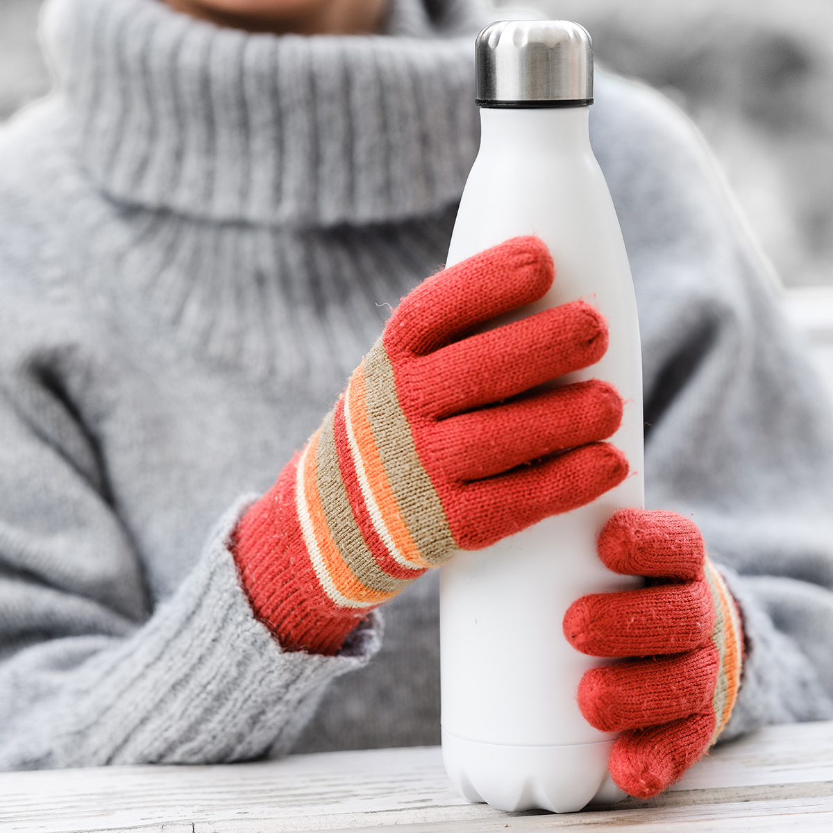 R08433.06 - 700 ml Inuvik thermal bottle, white 