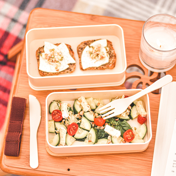 R08439.13 - Machico double lunch box, beige 