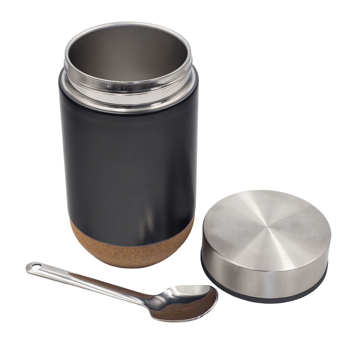 R08455.02 - 400 ml Basilan vacuum container, black 