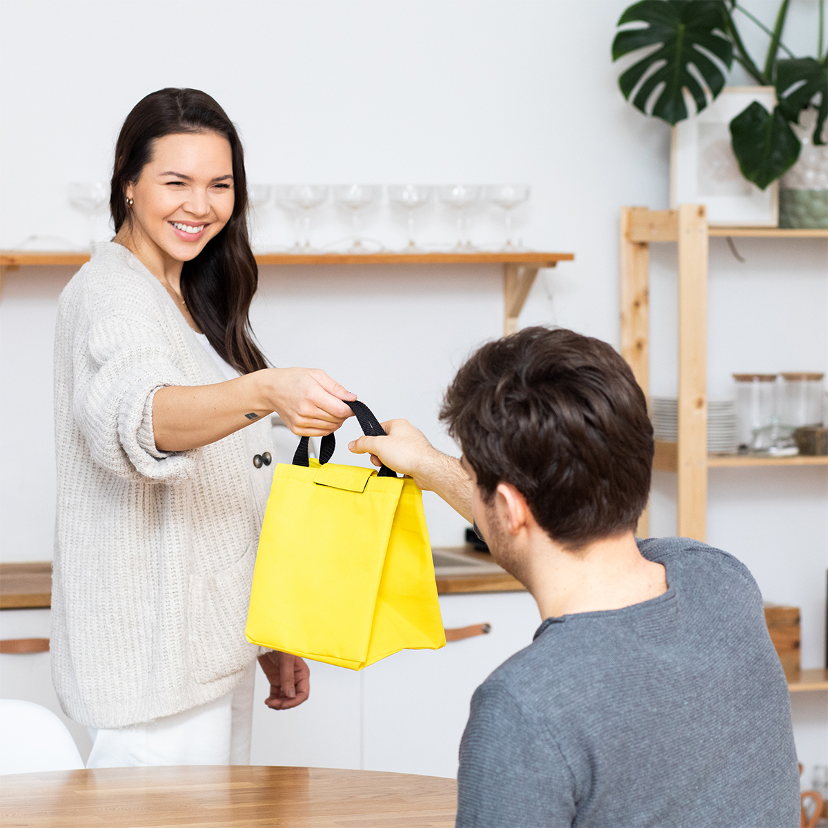 R08457.03 - Pranzo insulated lunch bag, yellow 