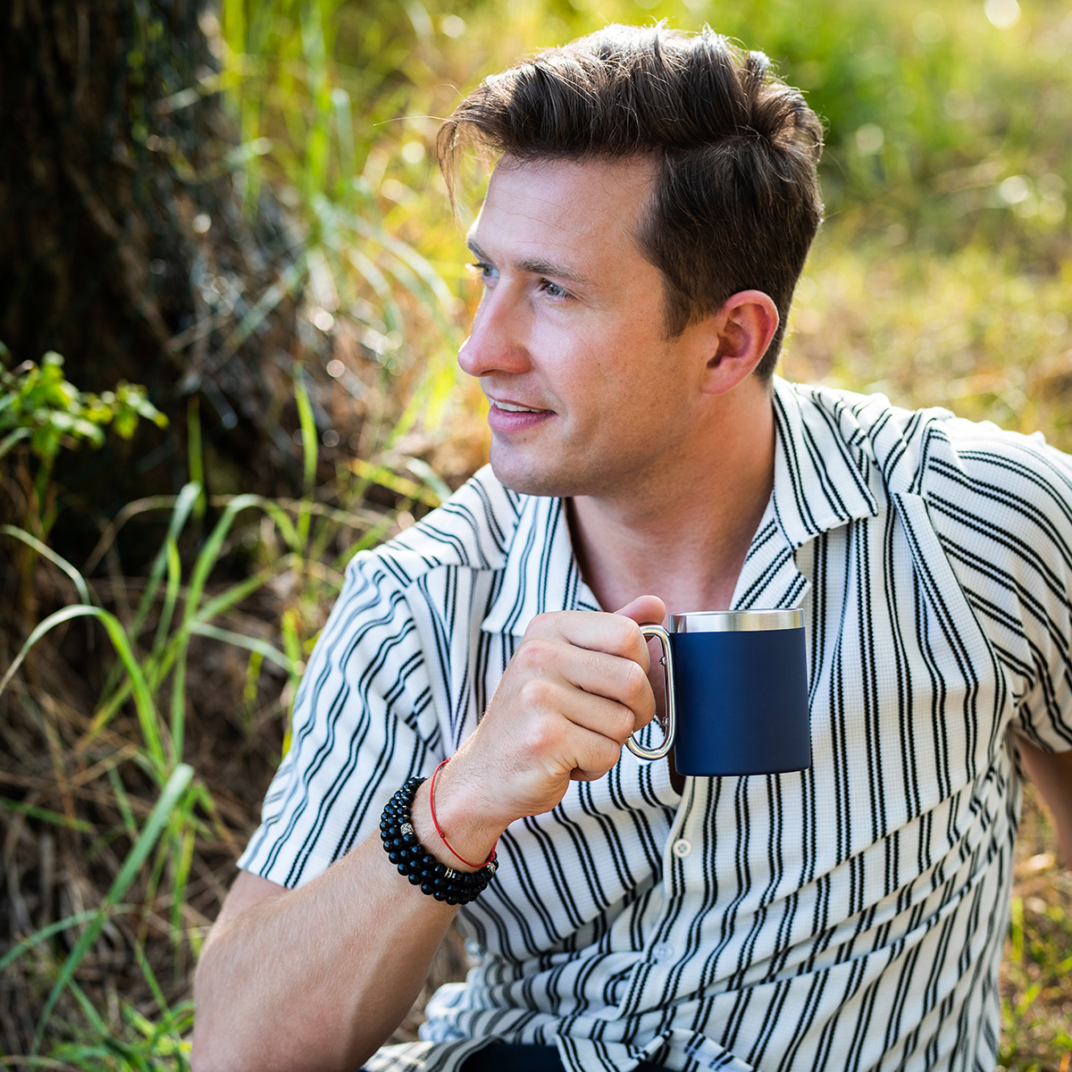 R08463.42 - 300 ml Magaro steel mug, dark blue 