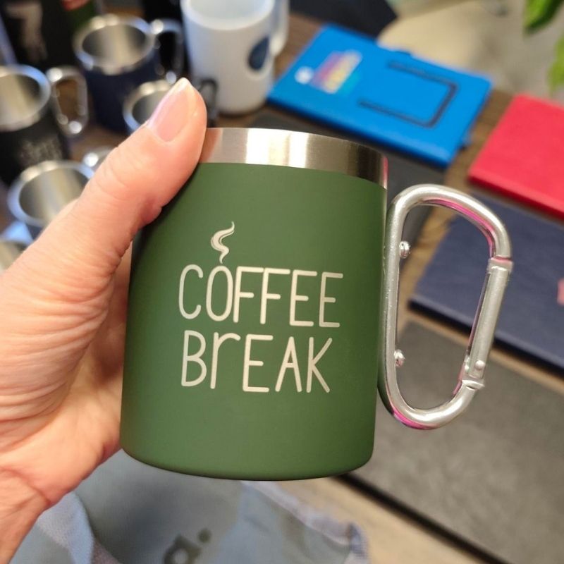 R08463.51 - 300 ml Magaro steel mug, dark green 