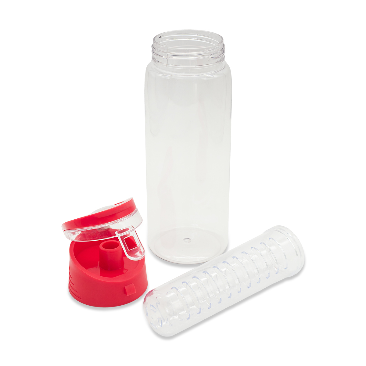 R08466.08 - 700 ml Fruvita water bottle, red 