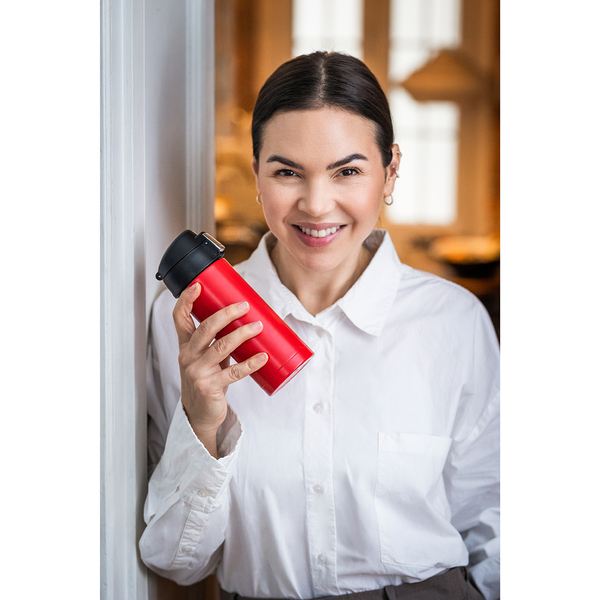 R08479.08 - 340 ml Bergen thermal mug , red 