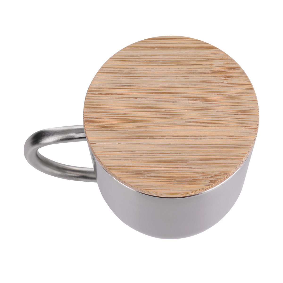 R08481.01 - 350 ml Maloy steel mug, silver 