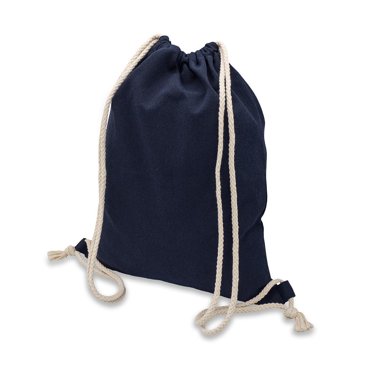 R08484.42 - Preston 340 g/m2 cotton backpack, dark blue