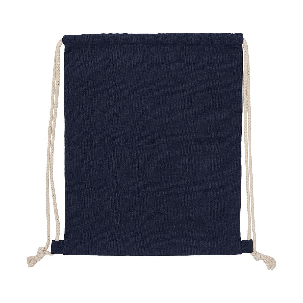 R08484.42 - Preston 340 g/m2 cotton backpack, dark blue