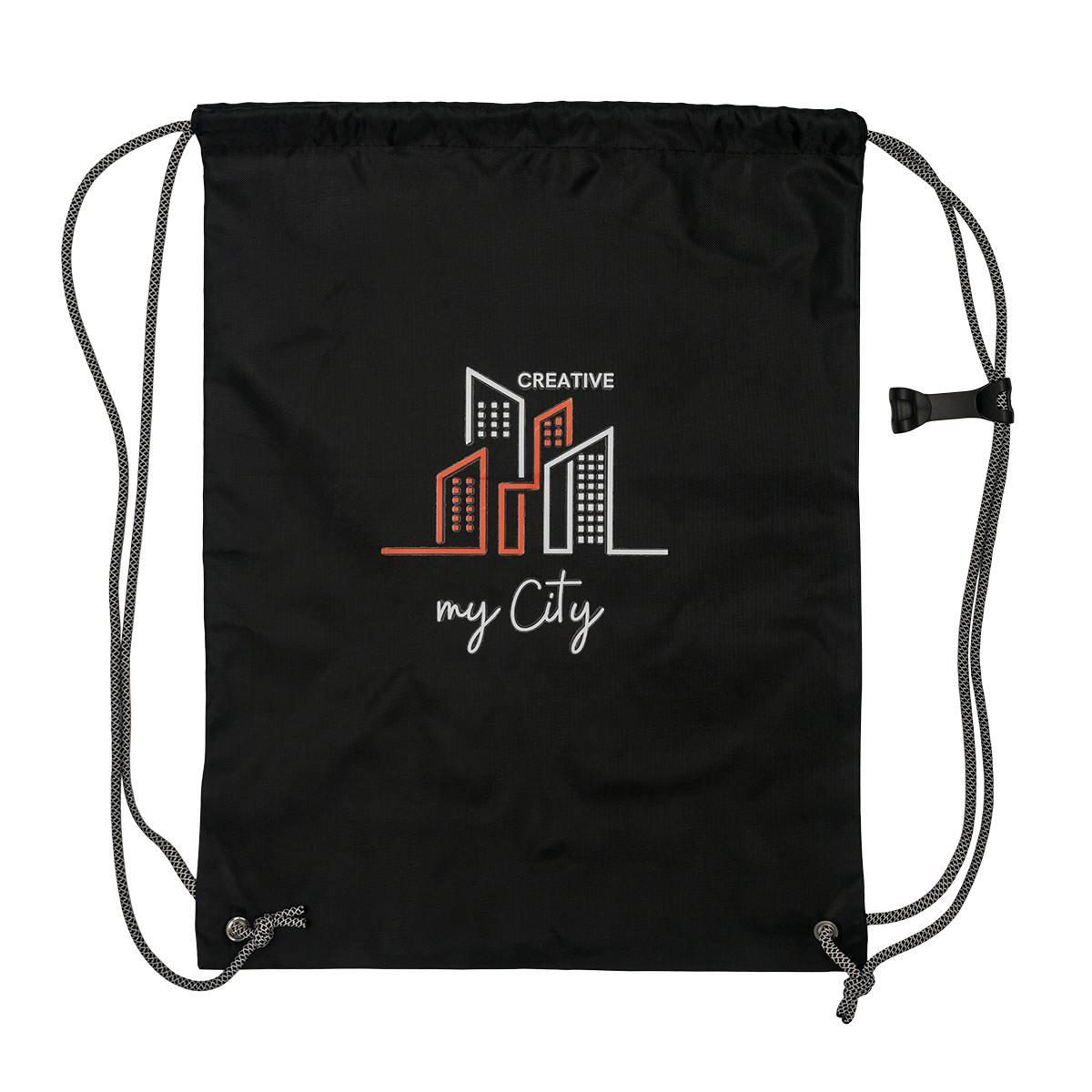 R08485.02 - Arena drawstring backpack, black 