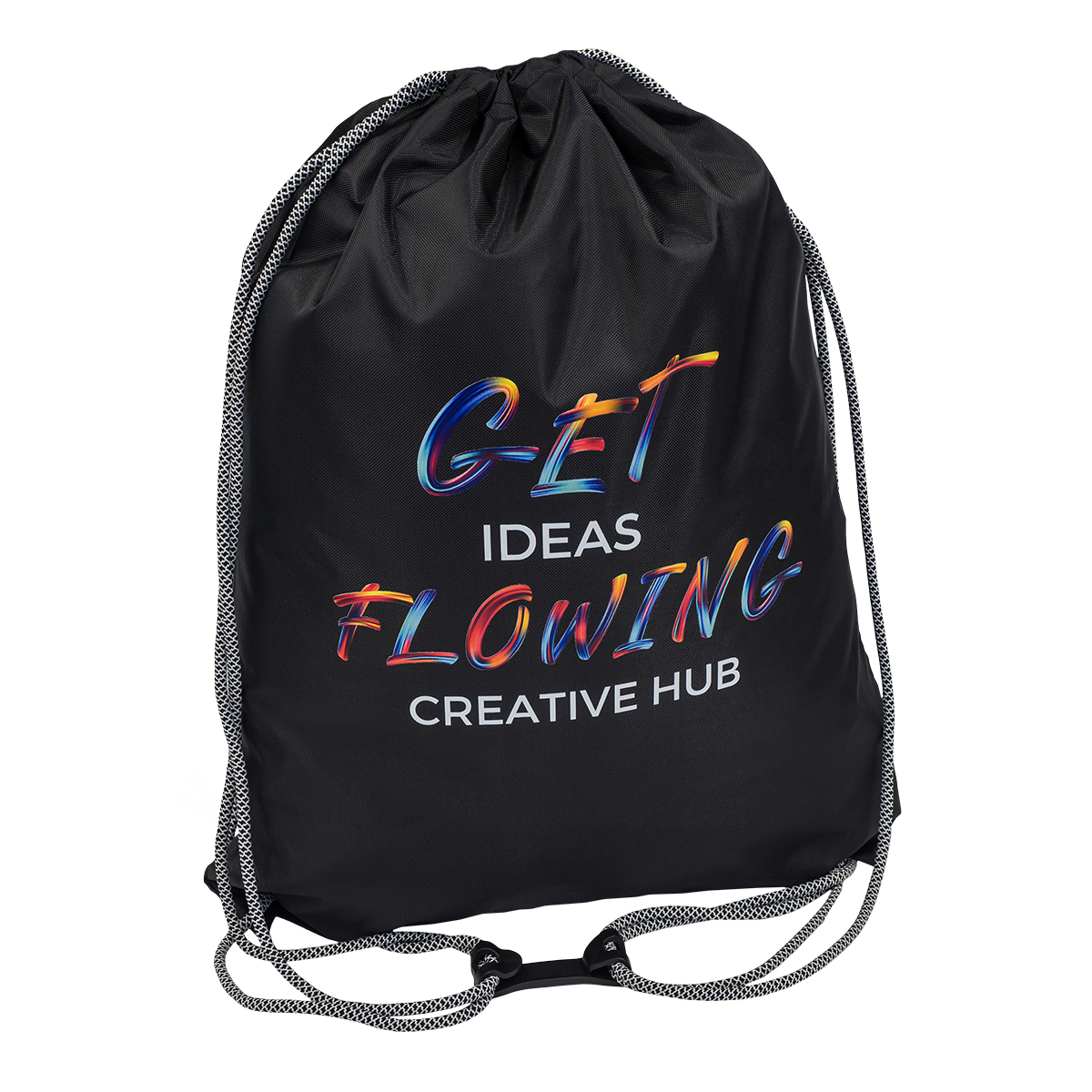 R08485.02 - Arena drawstring backpack, black 