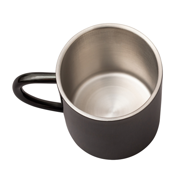 R08490.02 - 240 ml Stalwart stainless steel mug, black 