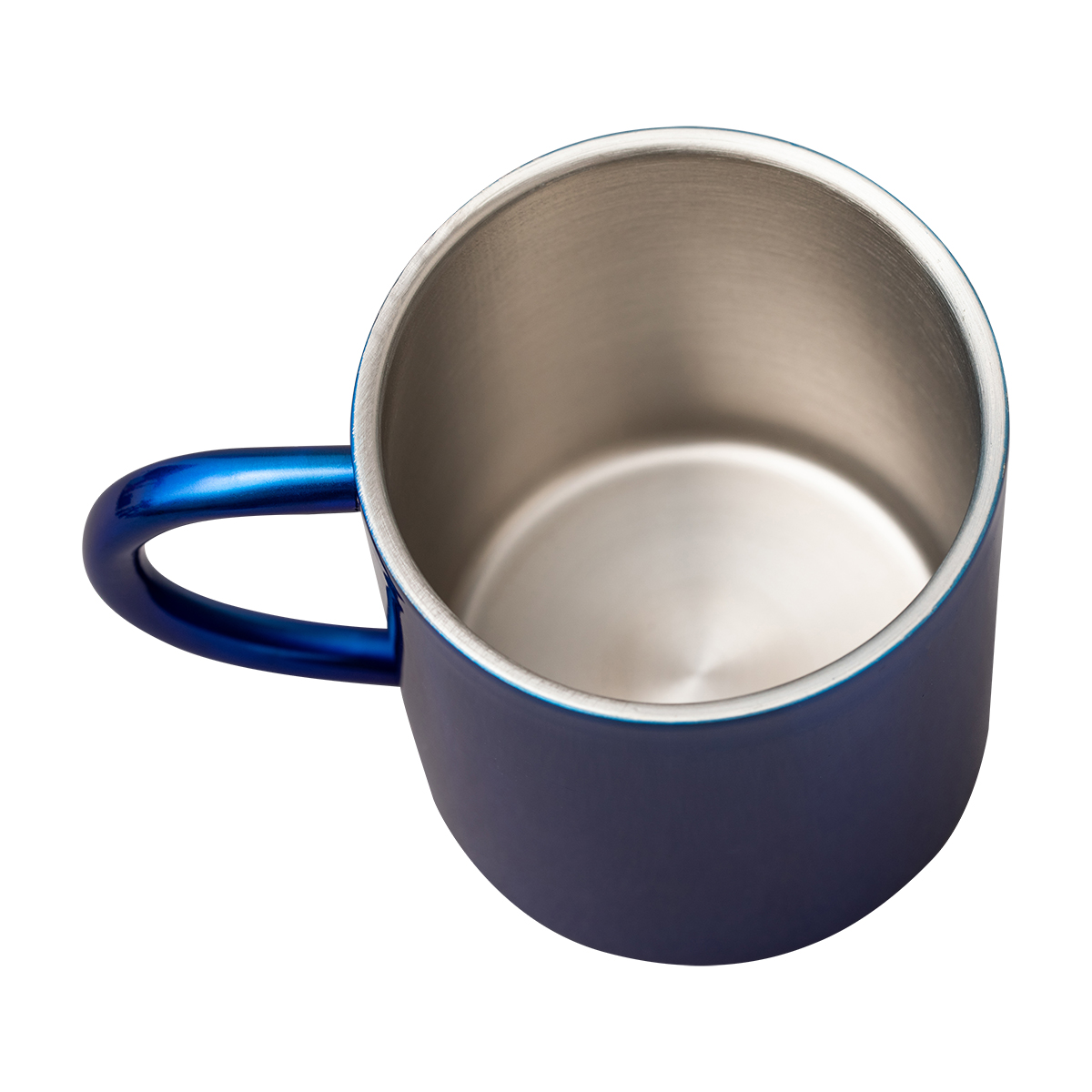 R08490.04 - 240 ml Stalwart stainless steel mug, blue 