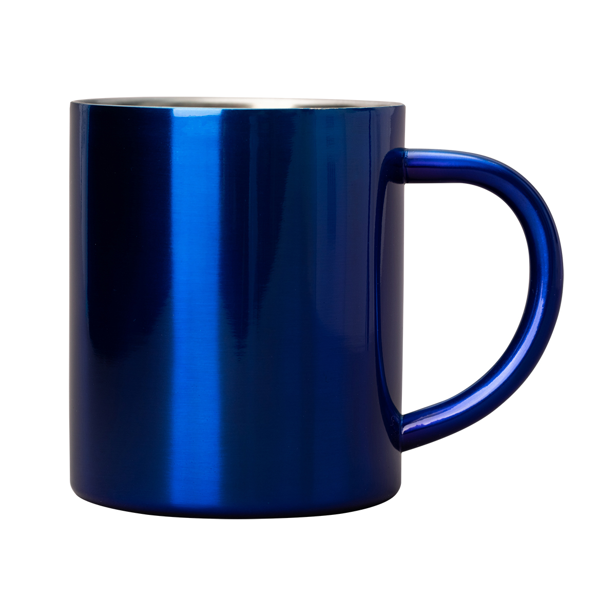 R08490.04 - 240 ml Stalwart stainless steel mug, blue 