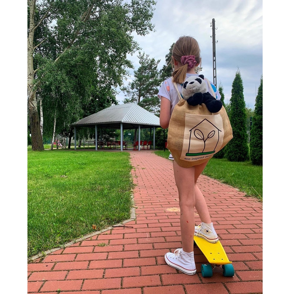 R08505.10 - Eco-Pure jute backpack, brown 