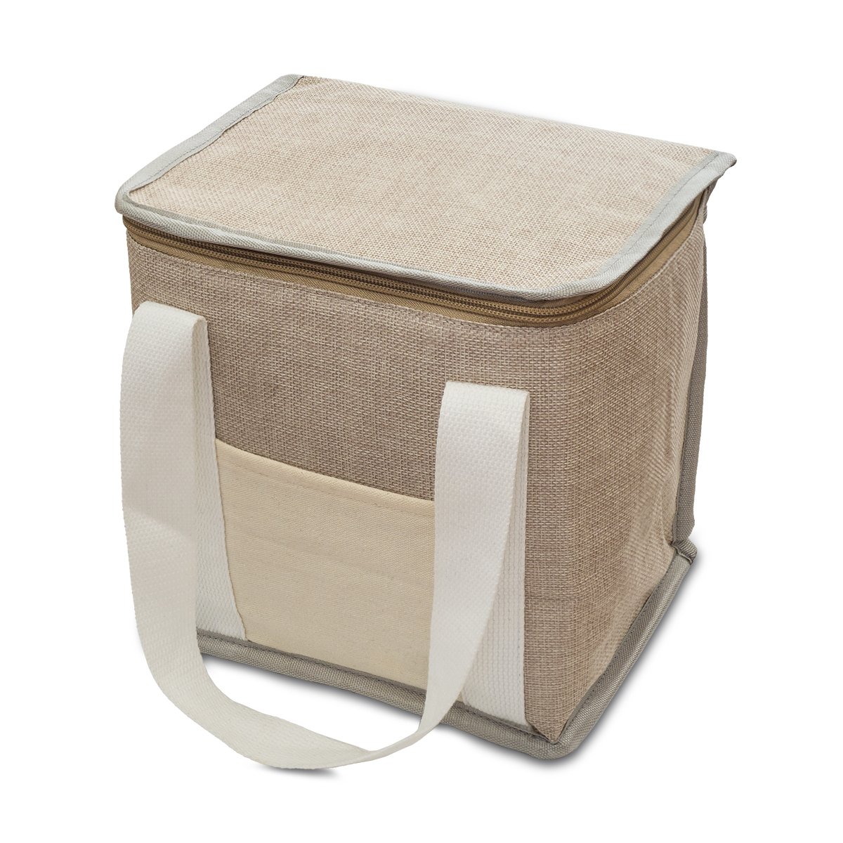 R08508.13 - Loni insulated juta lunch bag, beige 