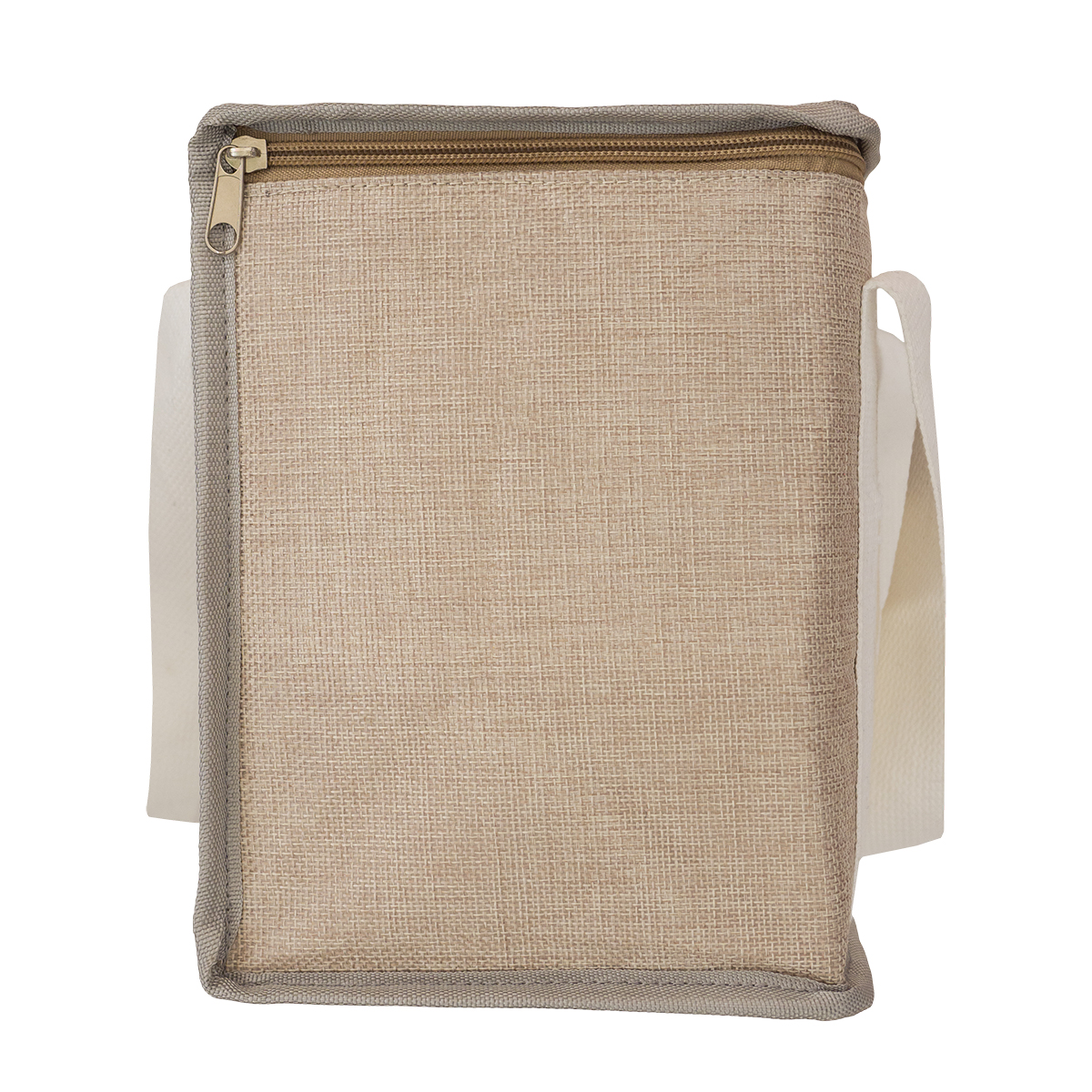 R08508.13 - Loni insulated juta lunch bag, beige 
