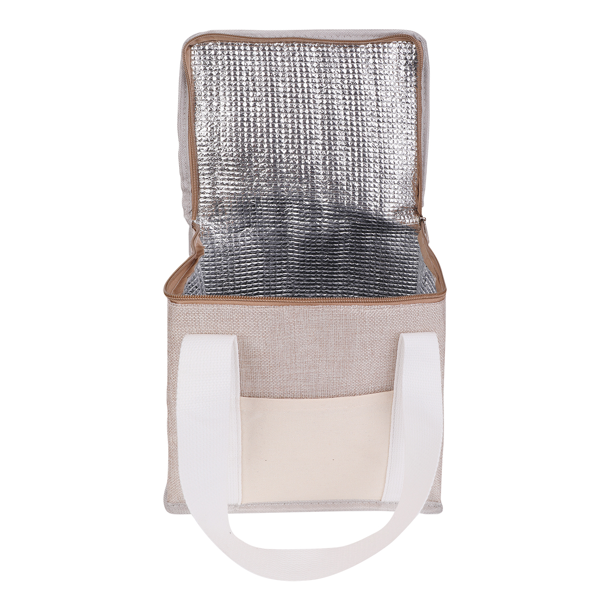 R08508.13 - Loni insulated juta lunch bag, beige 