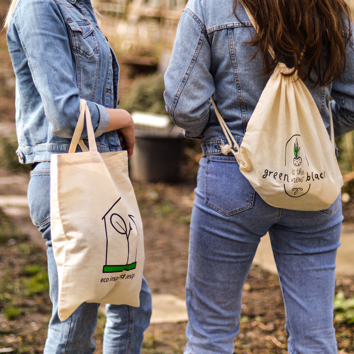 R08518.13 - 140 g/m2 cotton bag - short handles, beige 