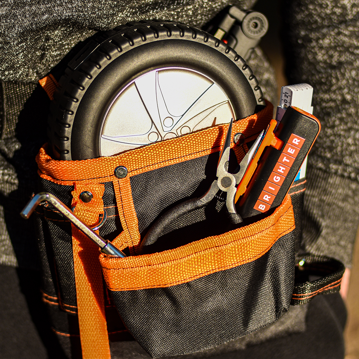 R08579.15 - Entooled tool waist belt, orange 