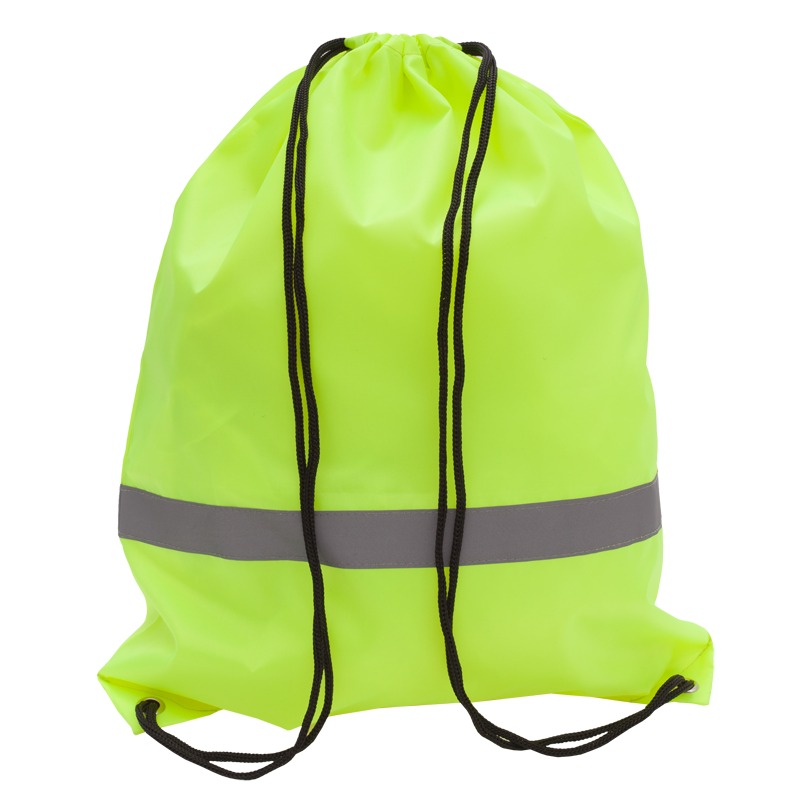 R08696.03 - Promo backpack with reflective tape, yellow 