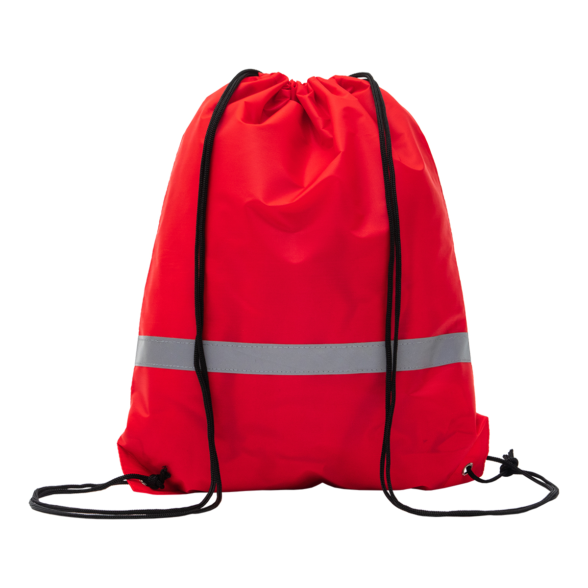 R08696.08 - Promo backpack with reflective tape, red 