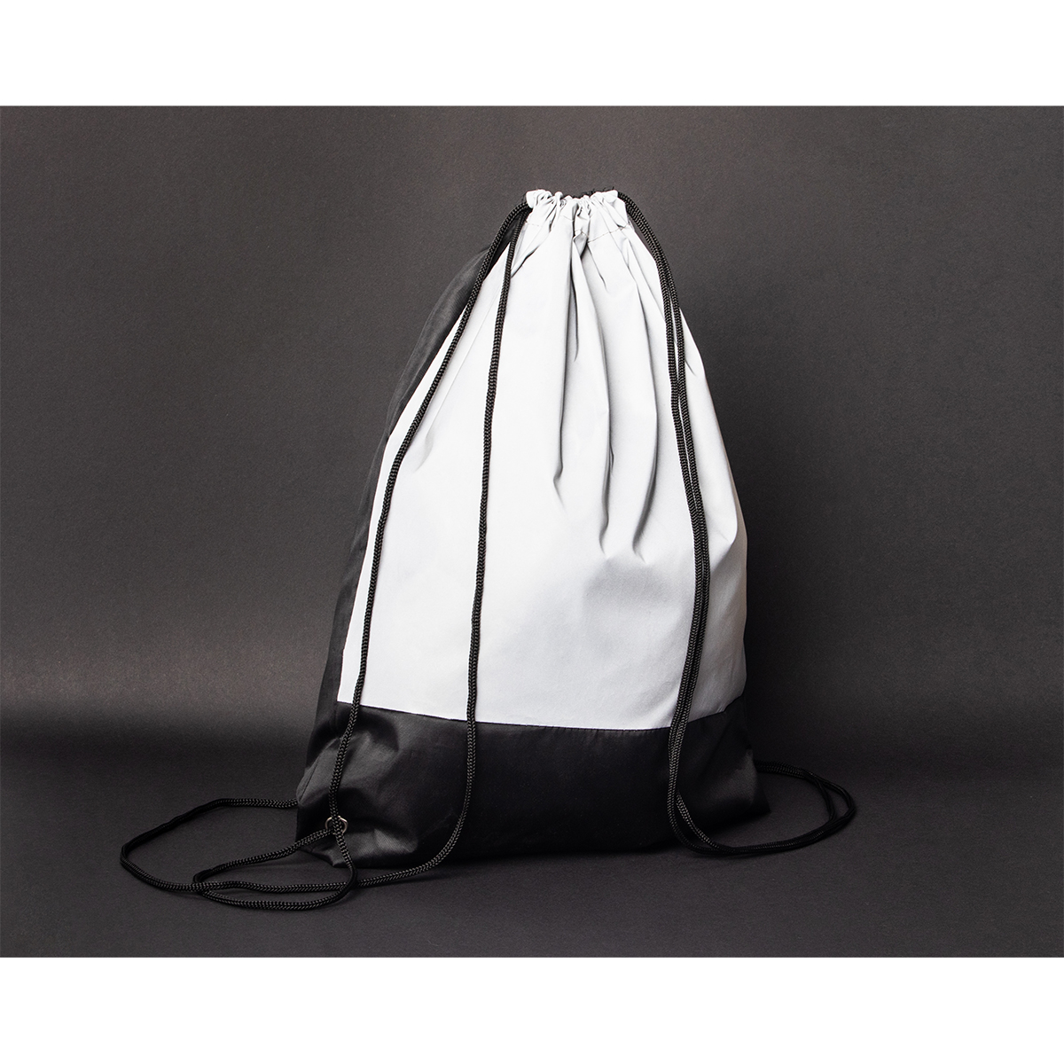 R08703.01 - Flash drawstring backpack, silver 