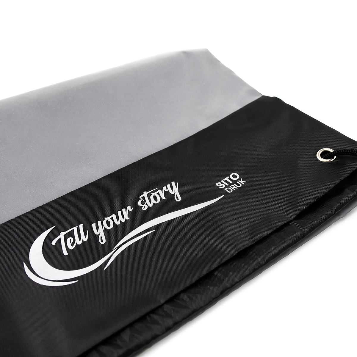 R08703.01 - Flash drawstring backpack, silver 