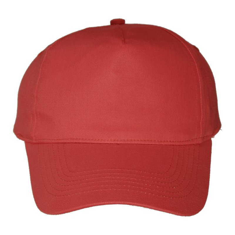 Braga 5 panel cap, red | Promotional Gifts