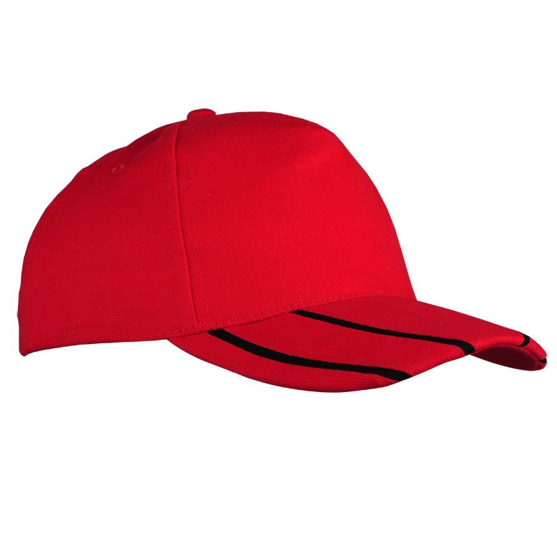 plain red cap