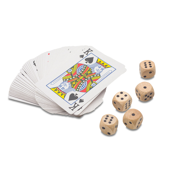 R08796.13 - Makao set of games, beige