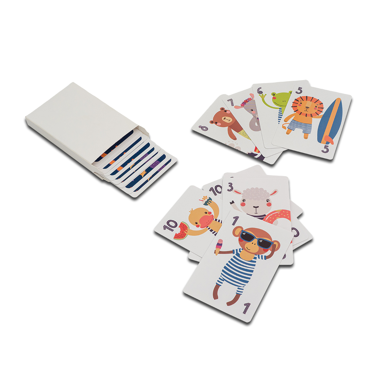 R08838.06 - "Old Maid" Card game, white 