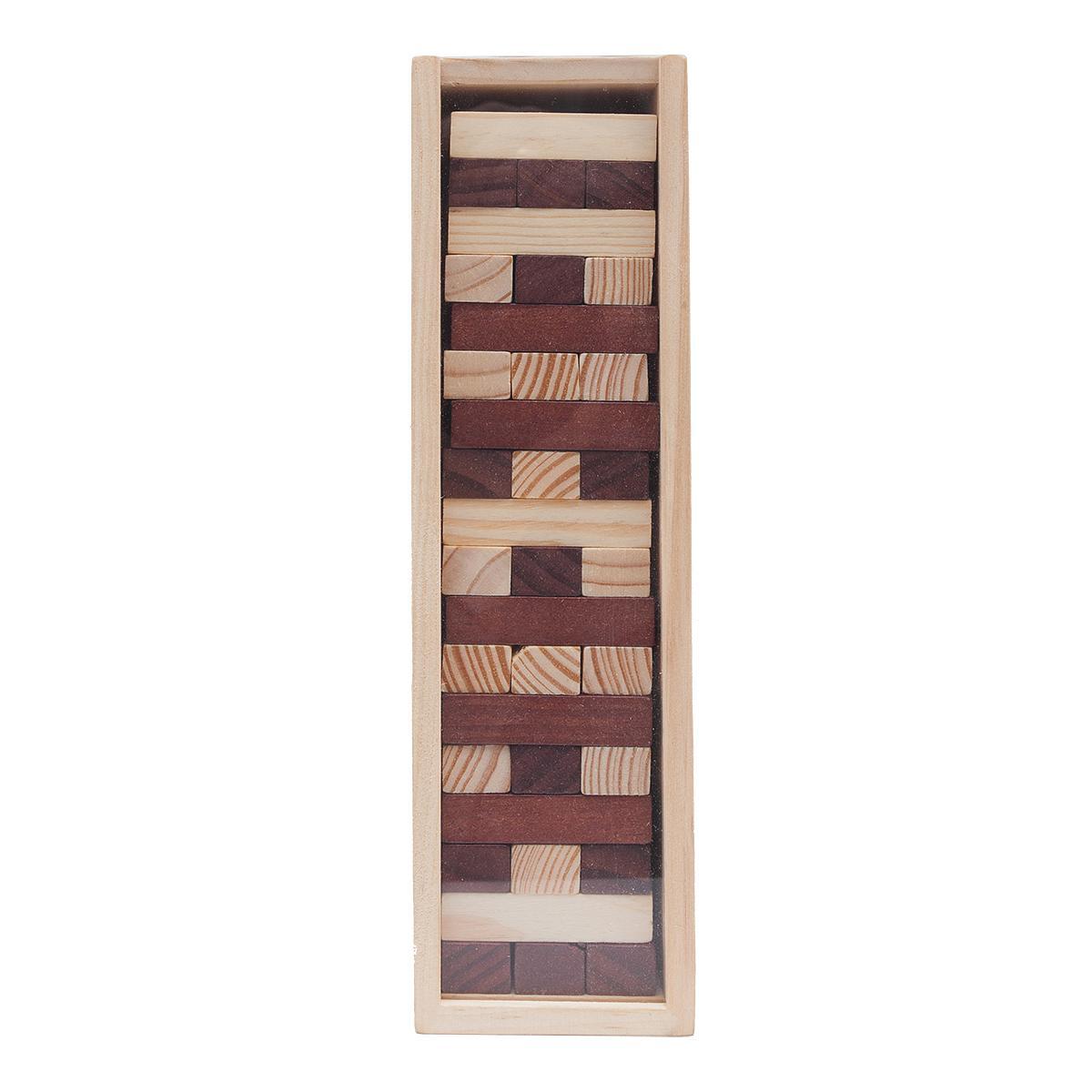 R08844 - Tower wooden game, brown