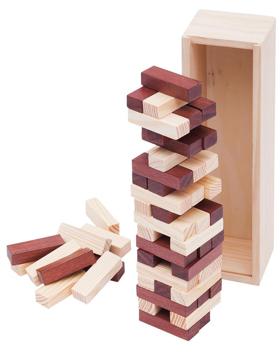 R08844 - Tower wooden game, brown