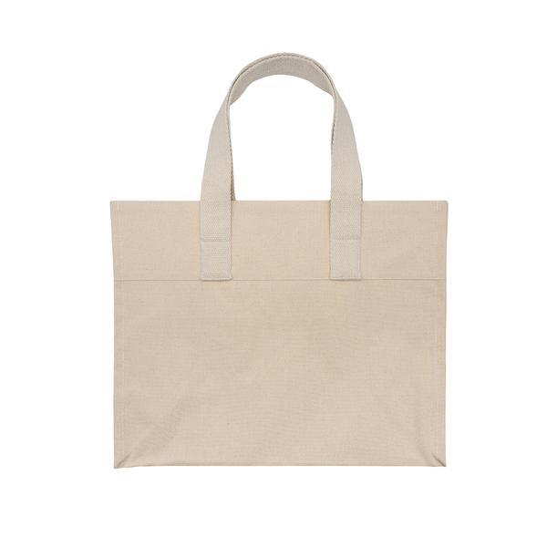 R08931.13 - Alinea cotton bag with pocket, beige 