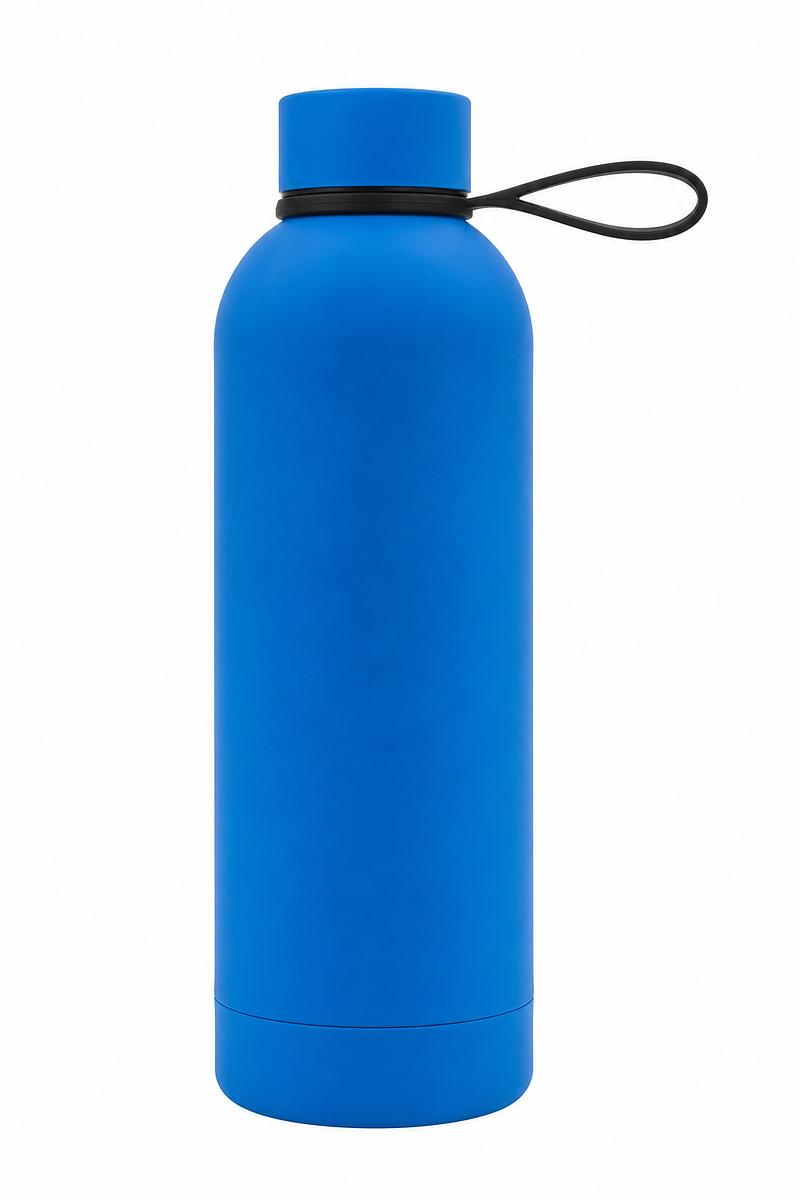 R08993.04 - 500 ml Mendoza Duo thermal bottle with handle, blue