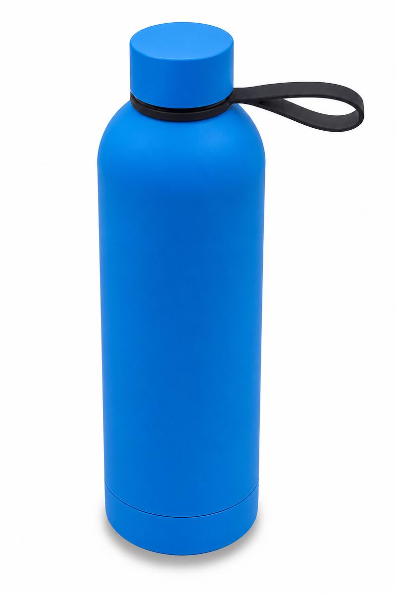 R08993.04 - 500 ml Mendoza Duo thermal bottle with handle, blue