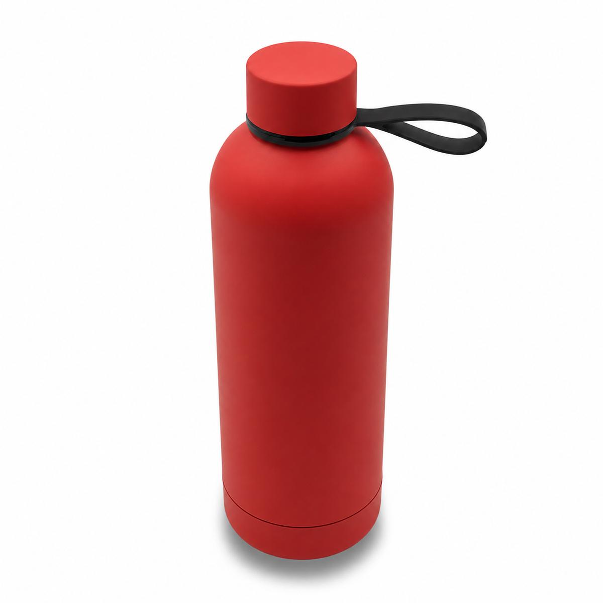 R08993.08 - 500 ml Mendoza Duo thermal bottle with handle, red