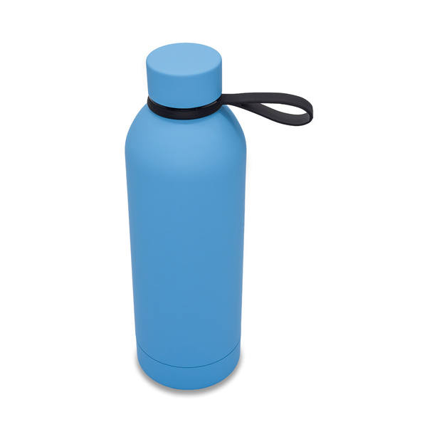 R08993.28 - 500 ml Mendoza thermal bottle with handle, light blue