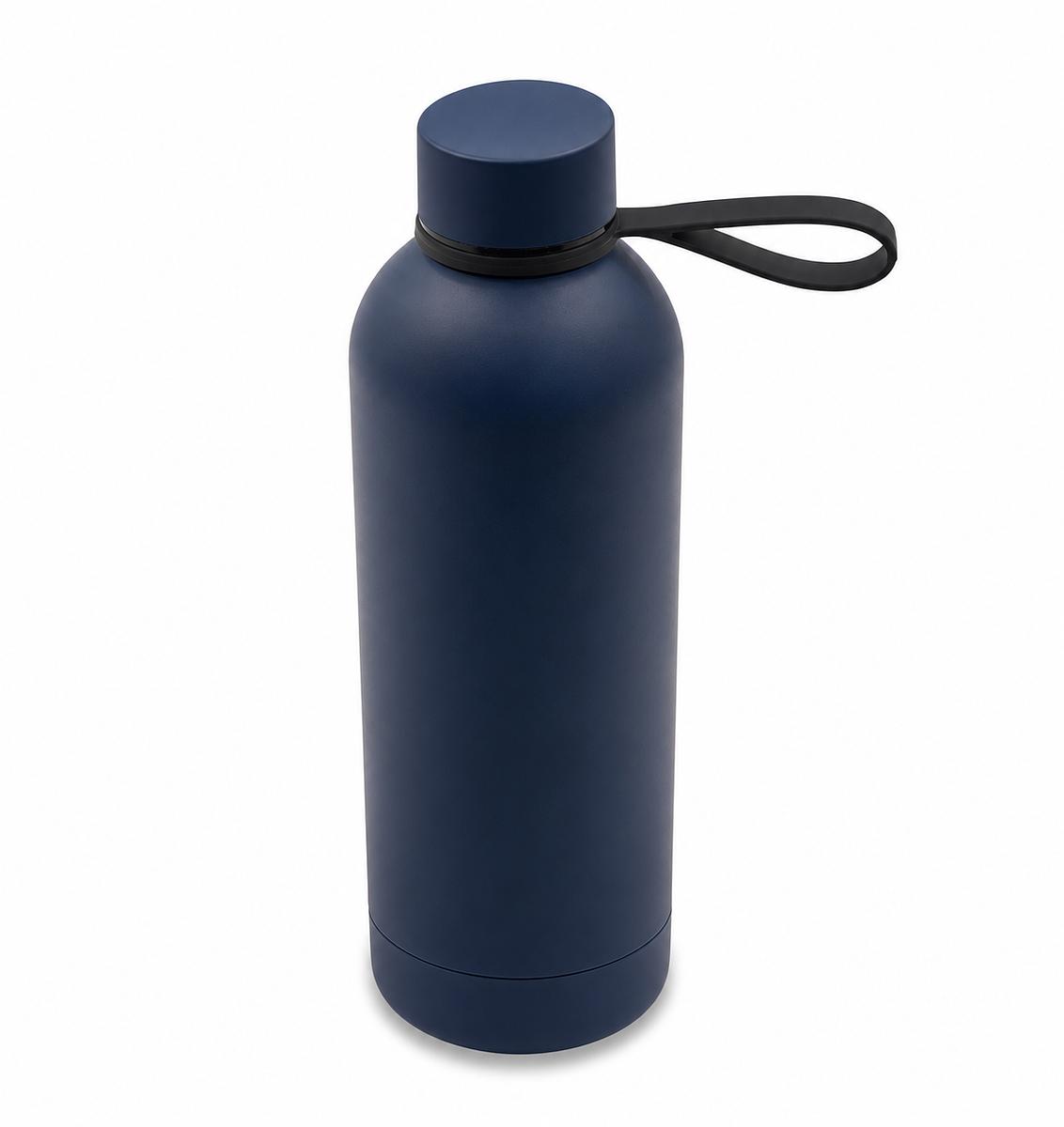 R08993.42 - 500 ml Mendoza Duo thermal bottle with handle, dark blue