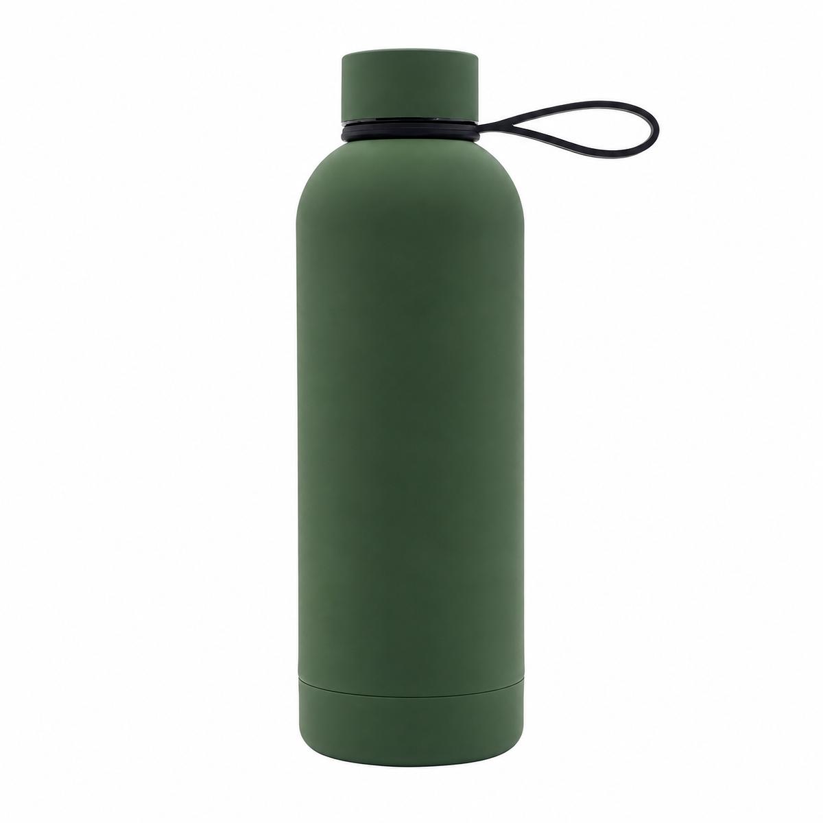 R08993.51 - 500 ml Mendoza Duo thermal bottle with handle, dark green