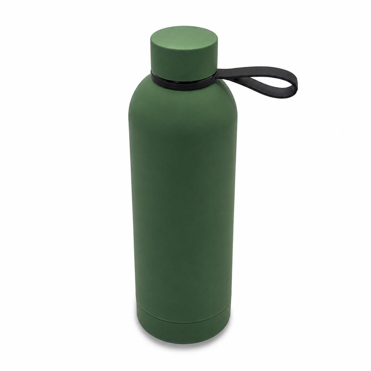 R08993.51 - 500 ml Mendoza Duo thermal bottle with handle, dark green