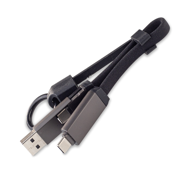 R17022.02 - Davos Gift Set with  2-in-1 USB Cable, black