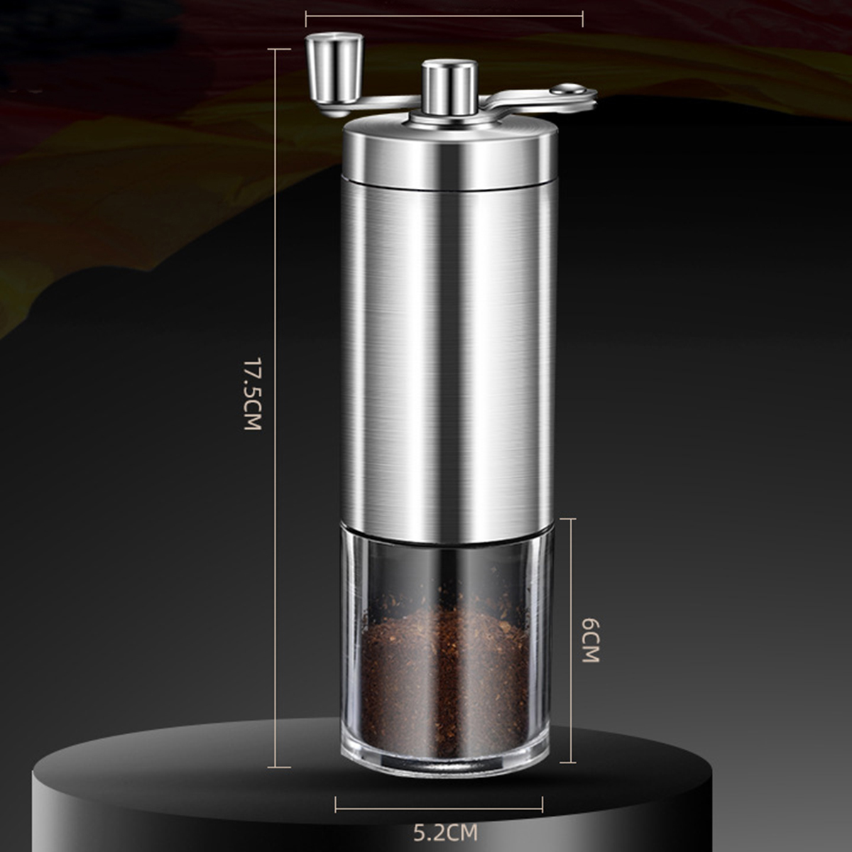 R17099.01 - Aroma coffee grinder, silver 