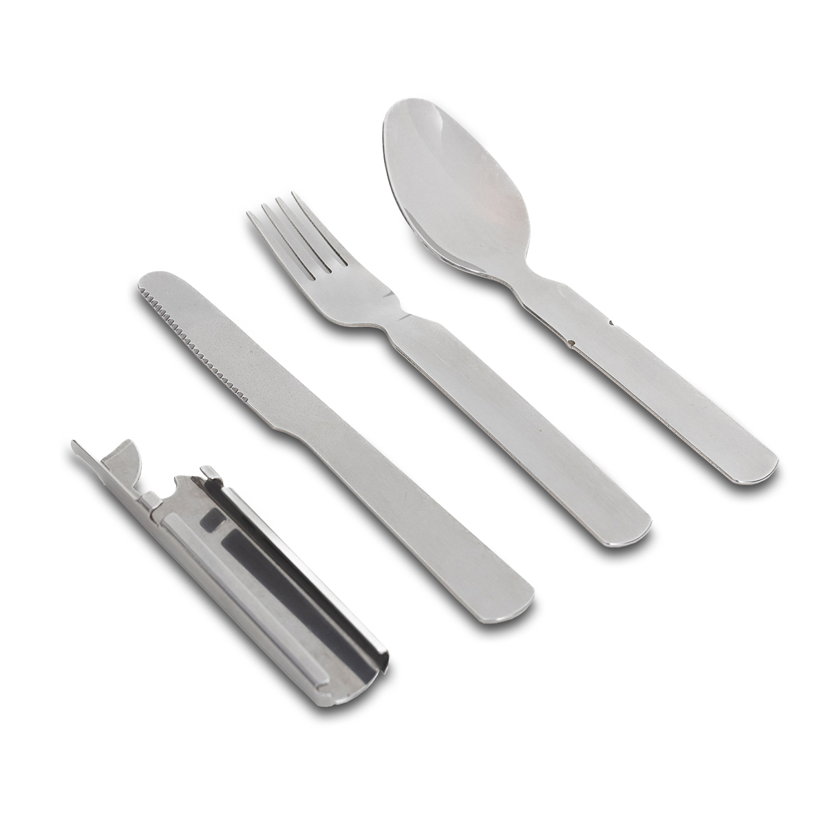 R17157.01 - Leon Camping Cutlery Set, silver 