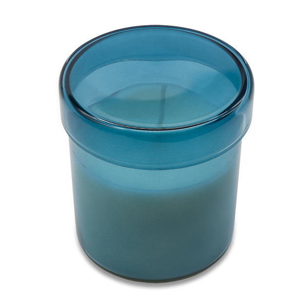 R17377.04 - Bloom scented candle in glass, blue