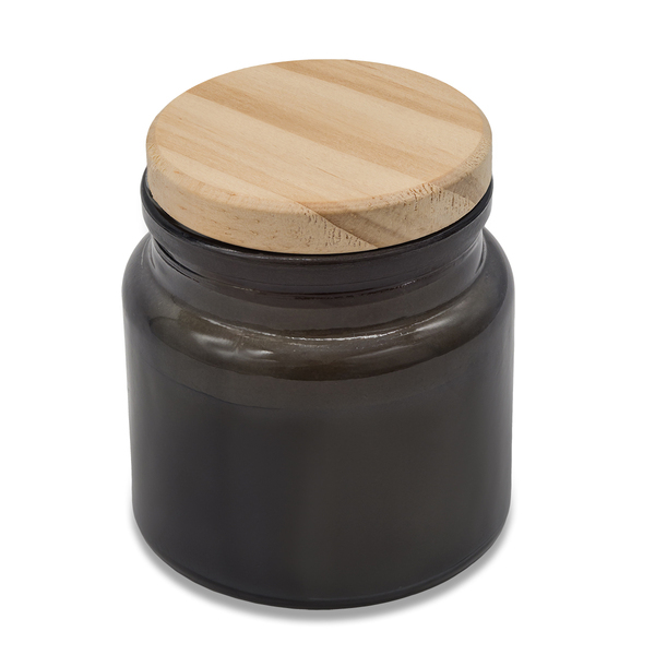 R17379.41 - Lemora scented candle in glass, graphite 