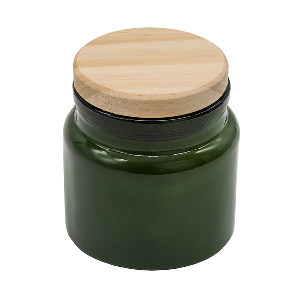 R17379.51 - Lemora scented candle in glass, dark green